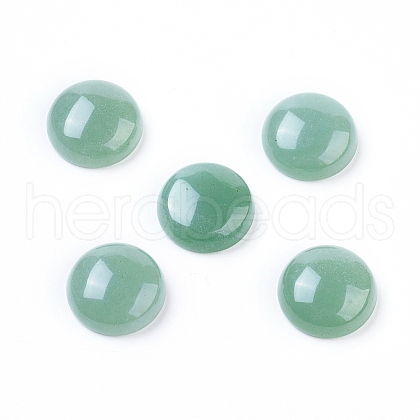 Natural Green Aventurine Cabochons G-L510-12D-05-1