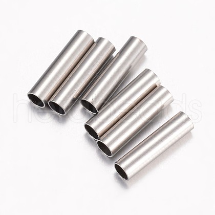 304 Stainless Steel Tube Beads STAS-E443-44P-1