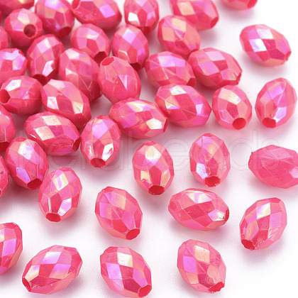 Opaque Acrylic Beads TACR-S153-32I-03-1