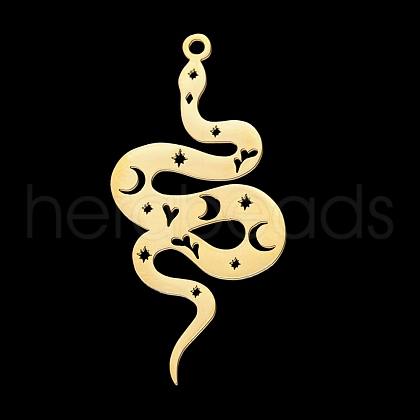 201 Stainless Steel Pendants STAS-S105-LA406-2-1