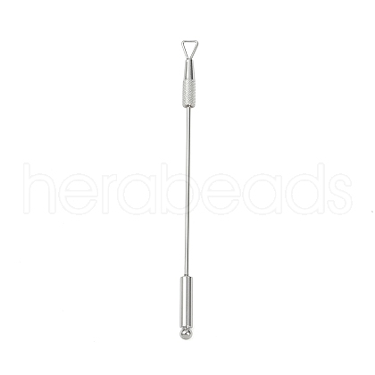 201 Stainless Steel Beadable Double Head Cuticle Pusher Nail Tools STAS-R161-01P-1