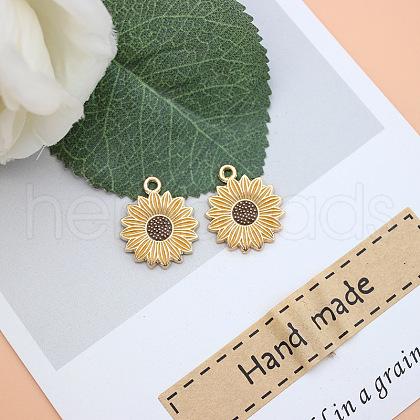 Alloy Enamel Pendants HUDU-PW0001-001C-1