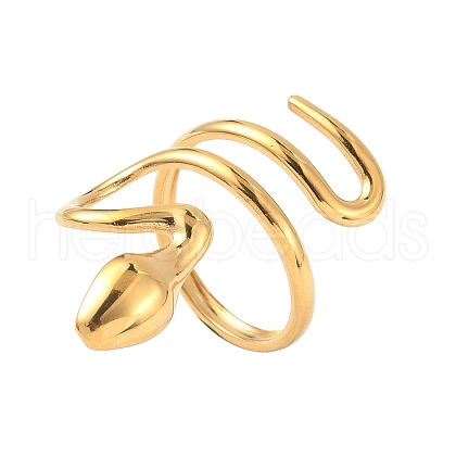 304 Stainless Steel Cuff Rings RJEW-V012-01G-1