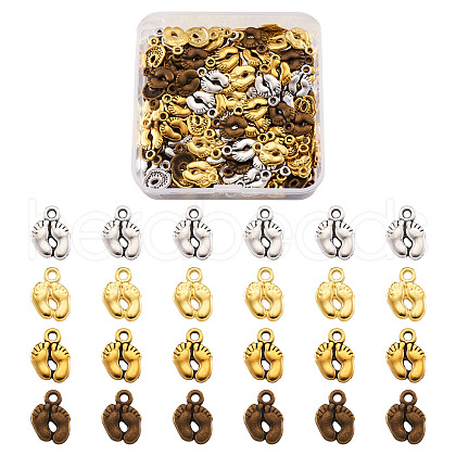 Tibetan Style Alloy Charms TIBEP-CD0001-02-1