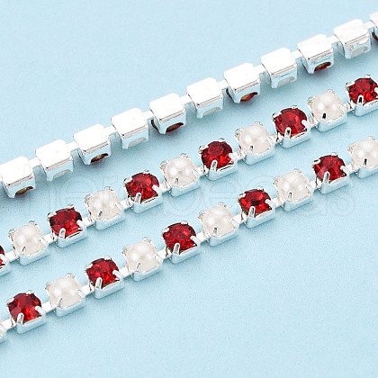 Iron Rhinestone Cup Chains CH-N005-02F-1