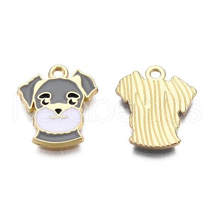 Alloy Enamel Pendants ENAM-S119-002D-1