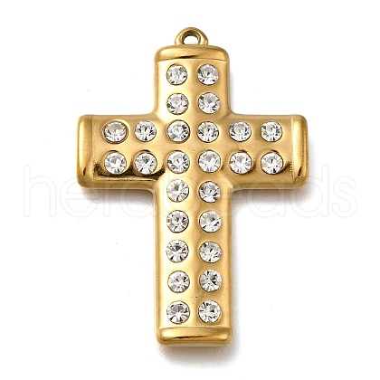 304 Stainless Steel Pendants STAS-E545-10G-1