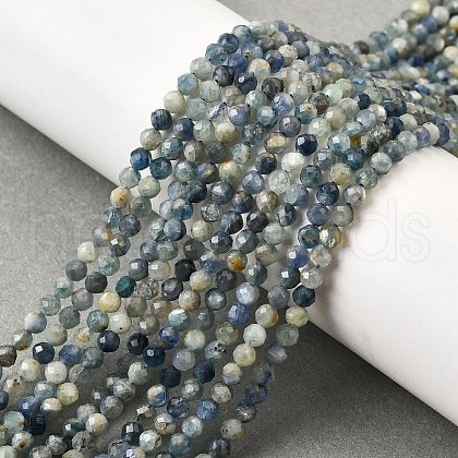 Natural Kyanite/Cyanite/Disthene Beads Strands G-G259-D05-3mm-1