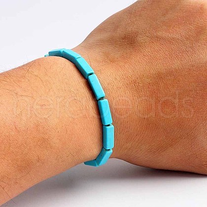 Turquoise Bracelet with Elastic Rope Bracelet DZ7554-5-1