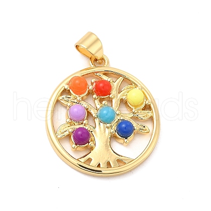 Colorful Resin Pendants KK-G450-01G-1