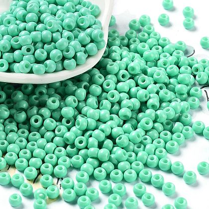 Baking Paint Glass Seed Beads SEED-H002-I-A509-1