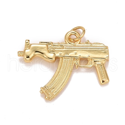 Rack Plating Brass Pendants KK-E262-02G-1