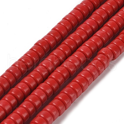 Dyed Synthetic Coral Beads Strands CORA-P010-06B-1