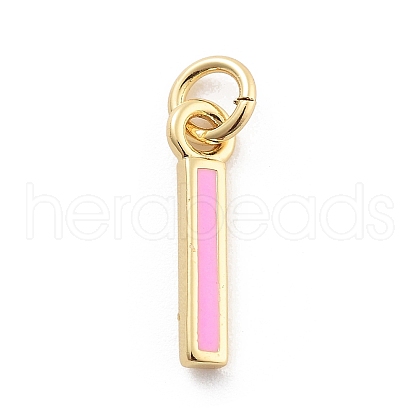 Rack Plating Brass Pendants KK-C065-02I-G-1