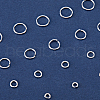 Beebeecraft 50Pcs 5 Styles 925 Sterling Silver Open Jump Rings STER-BBC0006-19-4