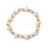 Synthetic Turquoise Beads Stretch Bracelets for Women BJEW-JB11574-03-2
