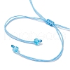 Electroplate Glass Beaded Braided Bead Bracelets BJEW-MZ00183-01-5