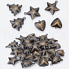  30Pcs 3 Styles Christmas Iron Pendans IFIN-NB0001-61-3