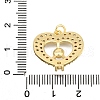 Brass Micro Pave Cubic Zirconia Pendants KK-K401-13G-3