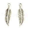 Tibetan Style Alloy Pendants TIBEP-1397-AS-LF-1