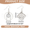 10Pairs 2 Styles Brass Dangle Earring Findings EJEW-GA00001-2