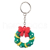 Christmas Theme PVC Plastic Keychains KEYC-JKC00781-01-3