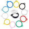 Gorgecraft 60Pcs 10 Styles Silicone Pendant SIL-GF0001-27-1