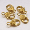 Tibetan Style Heart Lobster Claw Clasps X-K08Y0012-1