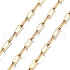 PVD Vacuum Plating 304 Stainless Steel Paperclip Chains CHS-H026-02G-02-1