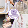 Polyester Ruffled Elastic Cord EW-WH0015-02F-5