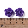 Synthetic Coral 3D Flower Rose Beads CORA-A005-14mm-19-3