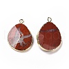 Natural Red Jasper Pendants G-I207-14P-G-2