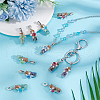   20Pcs Mixed Gemstone European Dangle Charms FIND-PH0020-43-5