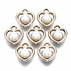 ABS Plastic Imitation Pearl Charms OACR-R248-004LG-1