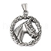 304 Stainless Steel Pendants STAS-Z067-01P-1