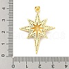 Rack Plating Brass Micro Pave Clear Cubic Zirconia Pendants X-KK-K341-72G-3