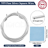 Beebeecraft 999 Fine Silver Sterling Silver Wires STER-BBC0006-64A-2