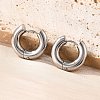 201 Stainless Steel Hoop Earrings EJEW-P304-13B-P-1