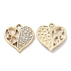 UV Plating Alloy Pendants ALRI-M020-27G-1