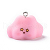 Opaque Resin Pendants RESI-D063-03E-1