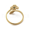 304 Stainless Steel with Synthetic Malachite Ring RJEW-Z031-01F-03-3