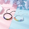 2Pcs Handmade Glass Seed Beaded Braided Bead Bracelets for Women BJEW-JB11946-1