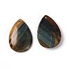 Natural Tiger Eye Pendants G-E510-02A-1