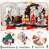 40Pcs 4 Styles  Christmas Theme OPP Self-adhesive Cookie & Snacks Package Bags CON-TAC0010-90A-14