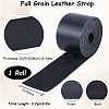 1.6M Flat AB Grade Cowhide Leather Cord AJEW-WH0007-59D-01-2