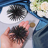 2Pcs Cloth & Rhinestone Shoe Buckle Clips FIND-FG0003-96A-3