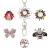SUNNYCLUE DIY Office Lanyard ID Badges Holder Necklace Making Kit DIY-SC0021-45-1