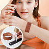 Olycraft 2Pcs 2 Colors Adjustable Plain Leather Cord Bracelet BJEW-OC0001-24B-6