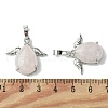 Natural Rose Quartz Pendants G-C114-05P-05-3