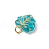 Acrylic with Iron Pendants PALLOY-JF03684-5